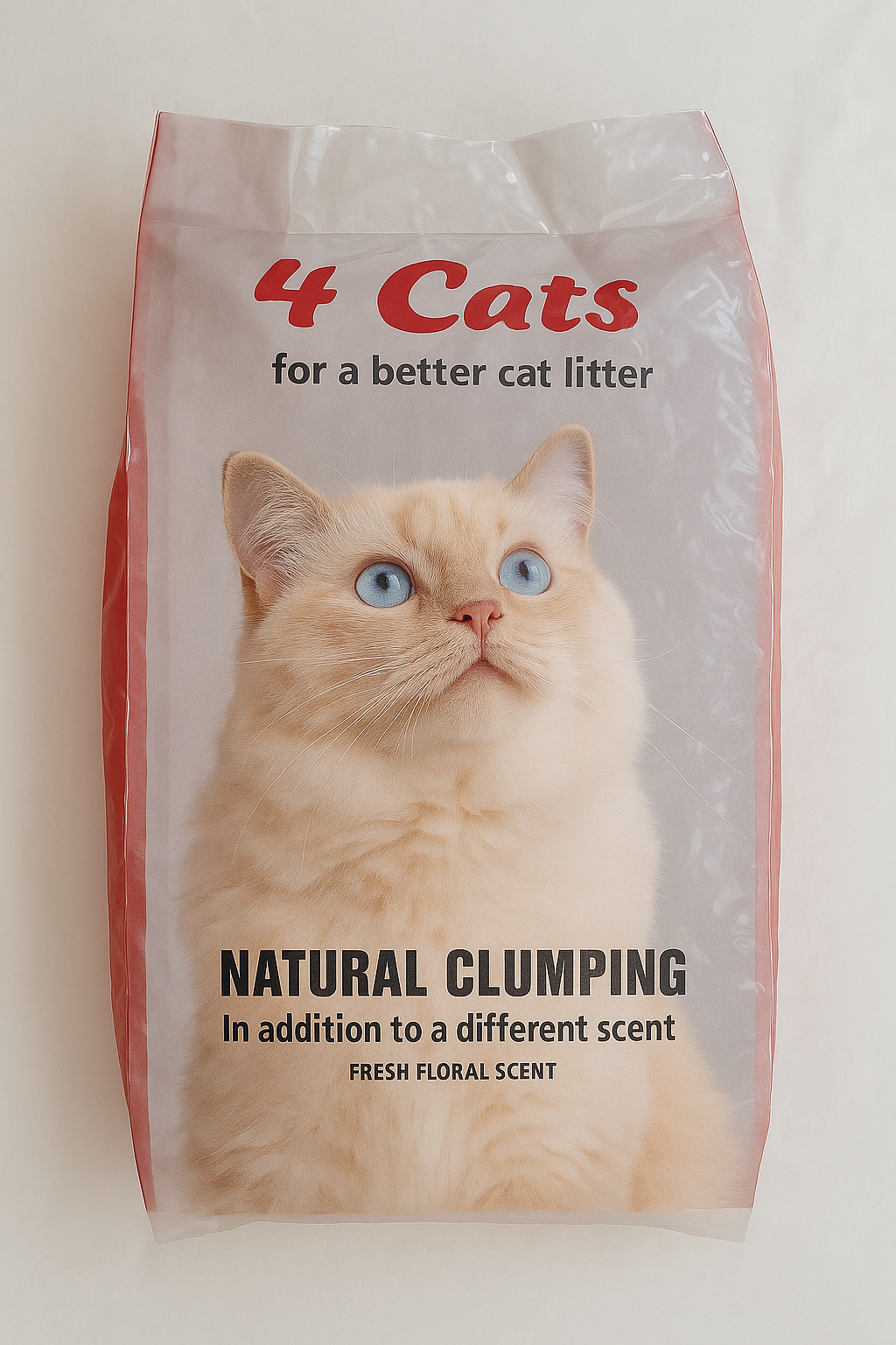 4 cats, cat litter 5L