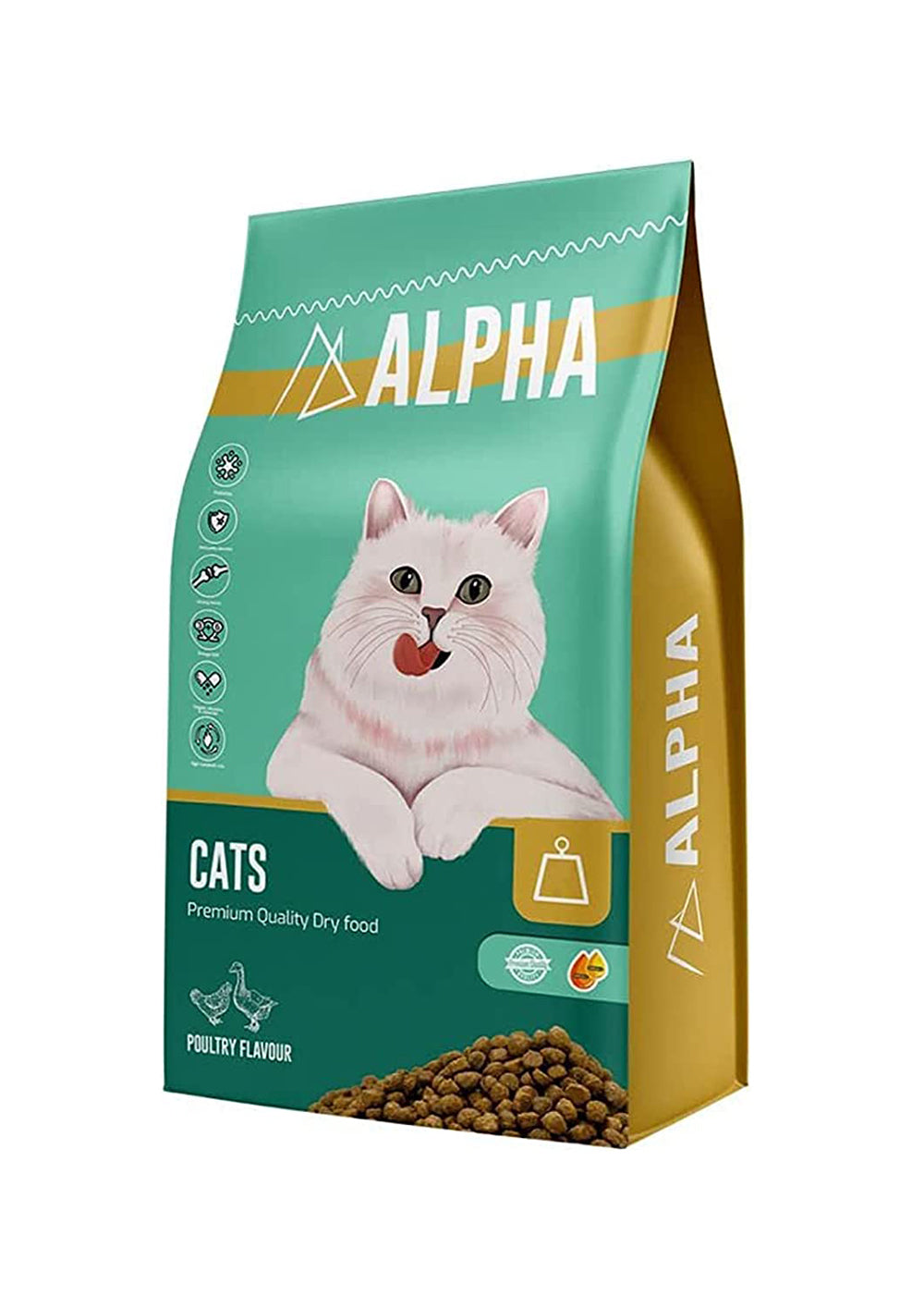 Alpha Dry Food For Adult Cat With Poultry 10kg