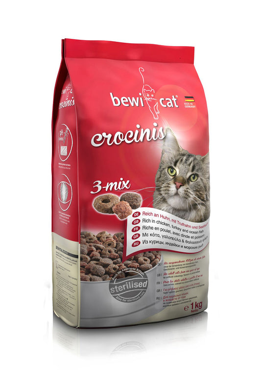 BEWI CAT Crocinis 3 – mix 1 kg