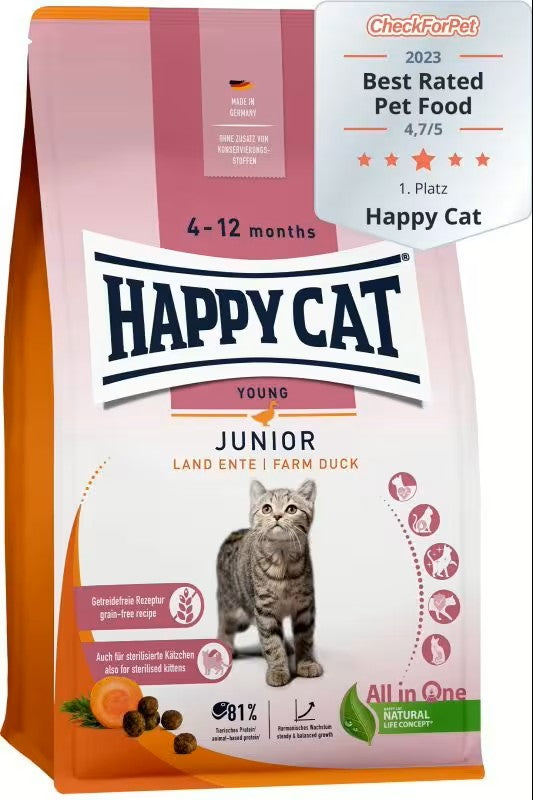 Happy Cat Young Junior Farm Duck 300gm