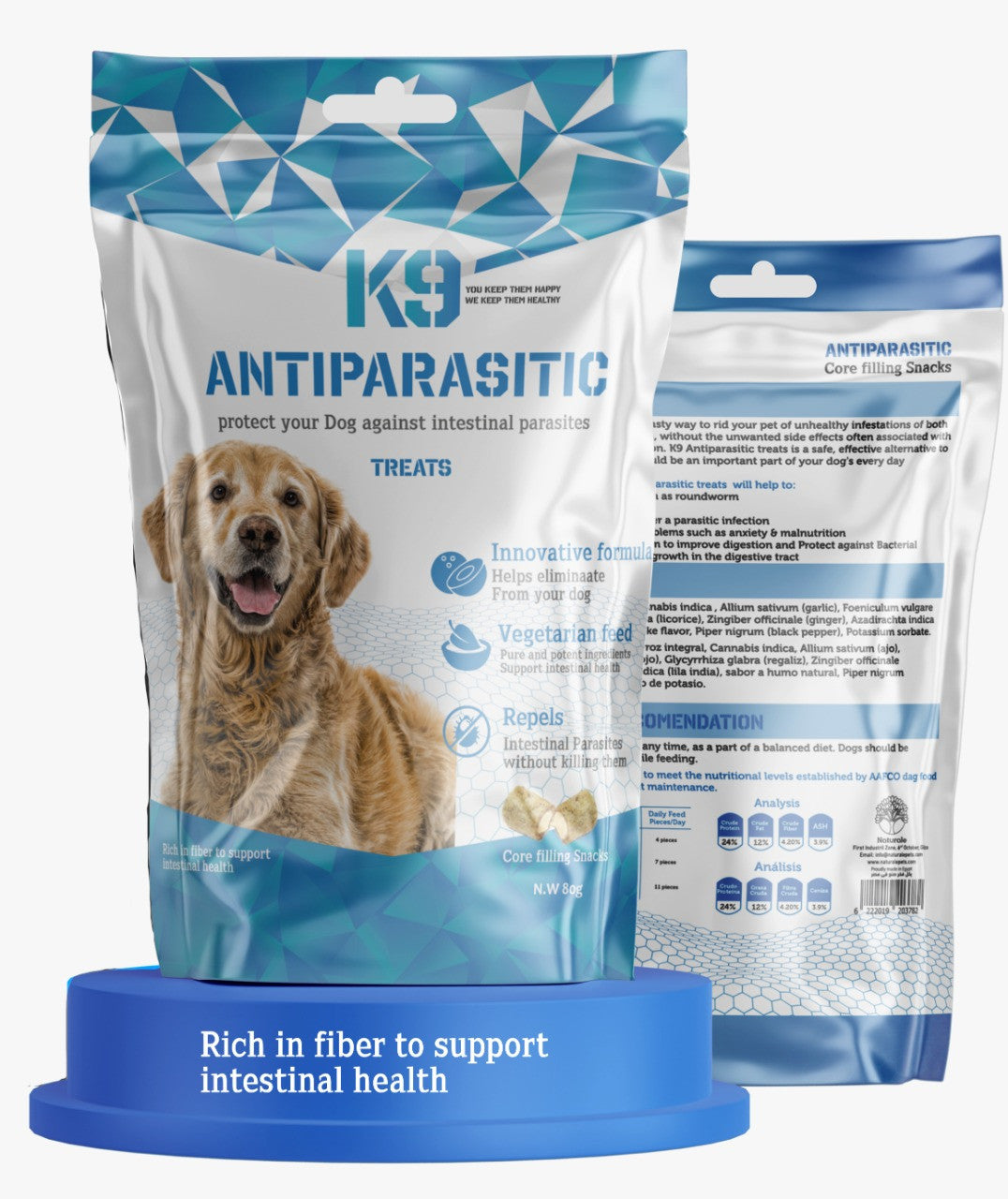 K9 AntiParasitic Treats For Dogs 80 gm