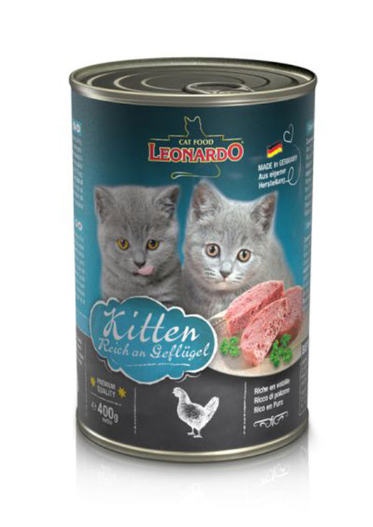 LEONARDO Kitten with poultry 400 gm