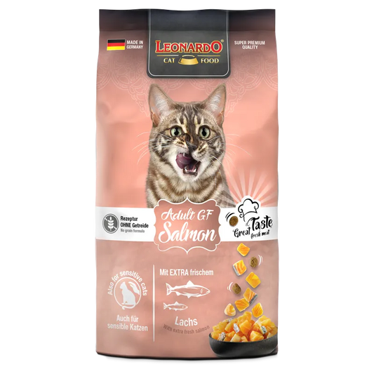 Leonardo Dry Food For Adult Cat GF With Salmon 300 gr