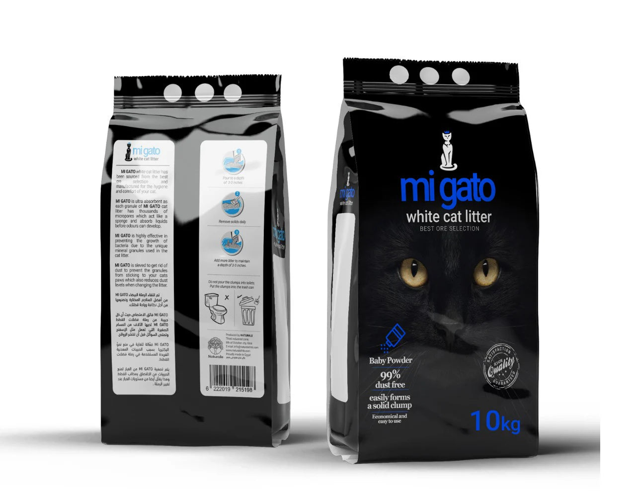 Mi Gato Cat Litter 10KG Baby Powder
