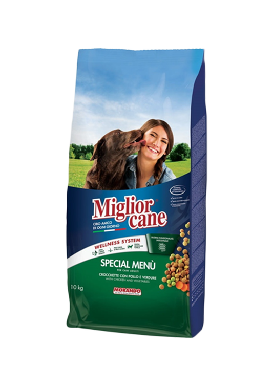 Miglior cane With Chicken & Vegetables For Adult 10kg