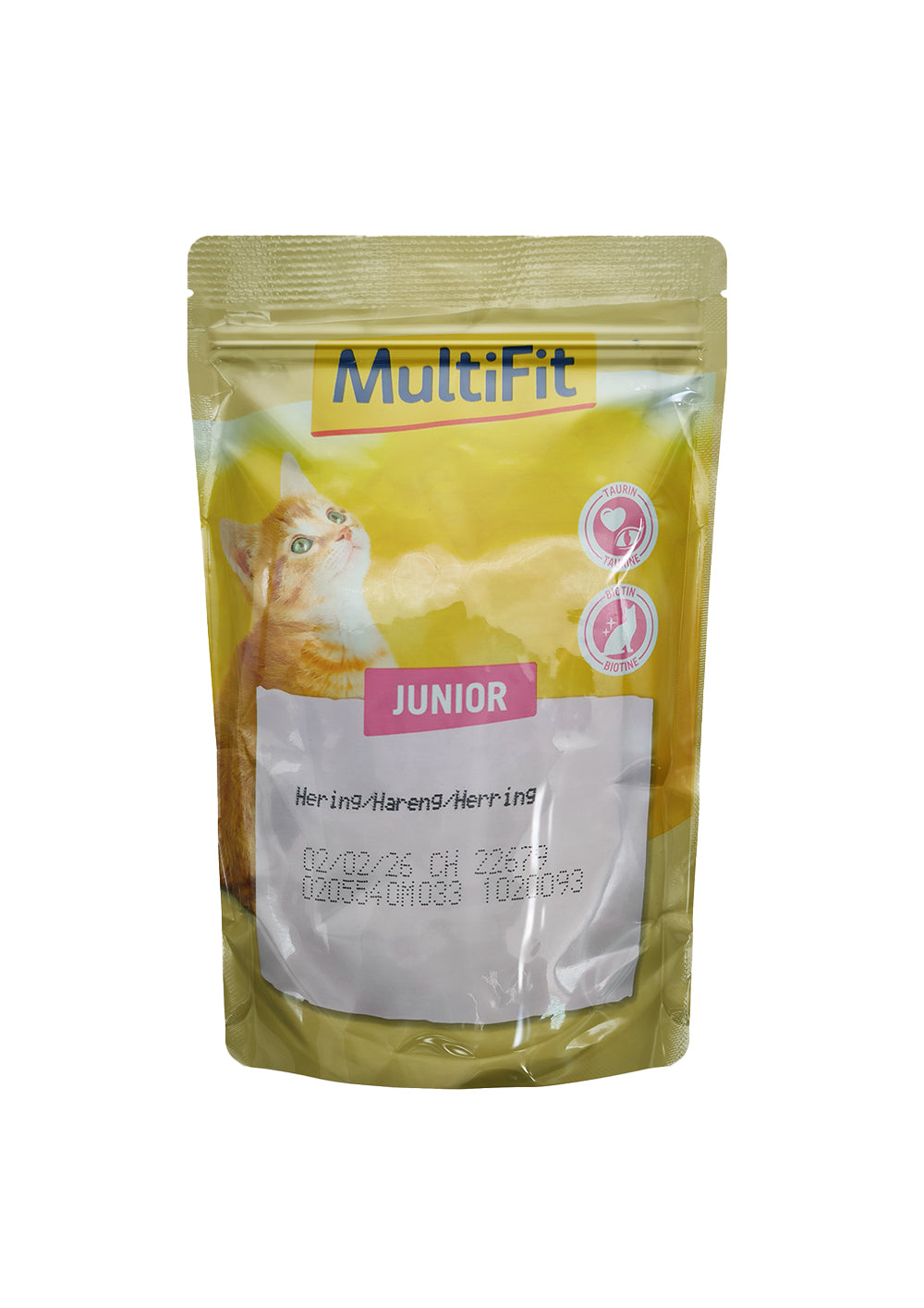 MultiFit Junior Cat Jelly Duo Fish & Classic Mix Pouch 100 gm