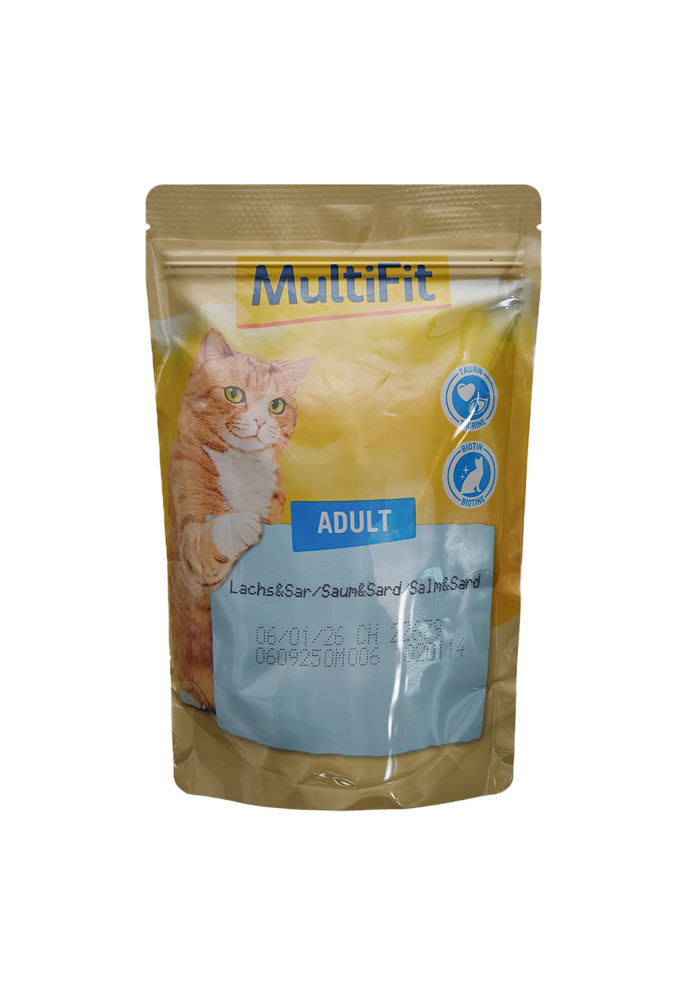 MultiFit Adult Cat Jelly Duo Fish & Classic Mix Pouch 100 gm