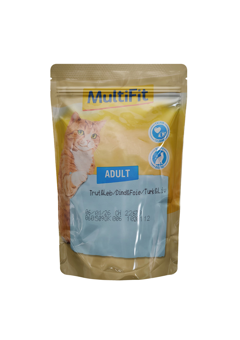MultiFit Adult Cat Jelly Duo Fish & Classic Mix Pouch 100 gm