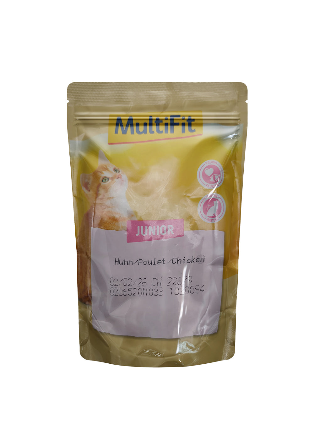 MultiFit Junior Cat Jelly Duo Fish & Classic Mix Pouch 100 gm