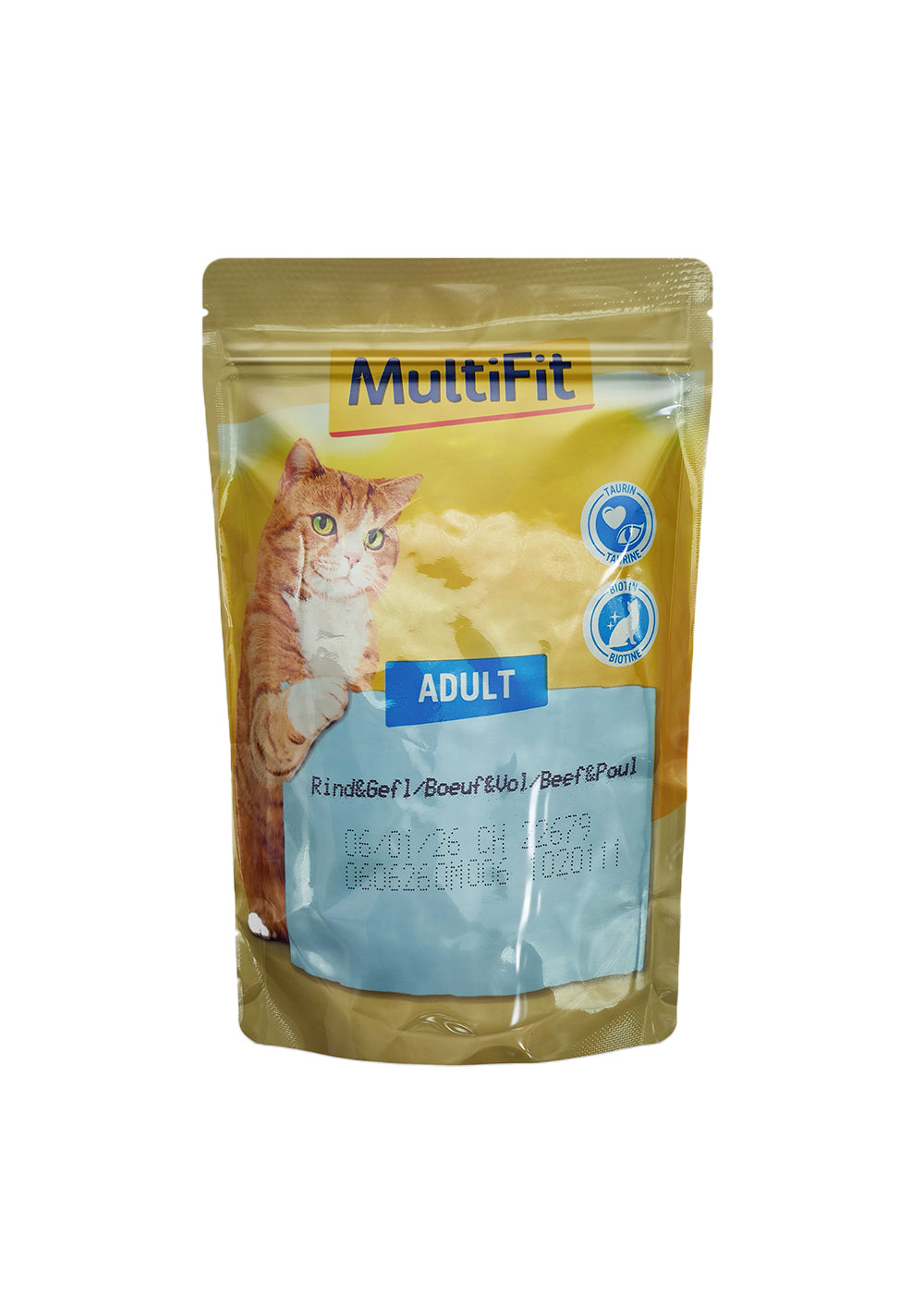 MultiFit Adult Cat Jelly Duo Fish & Classic Mix Pouch 100 gm