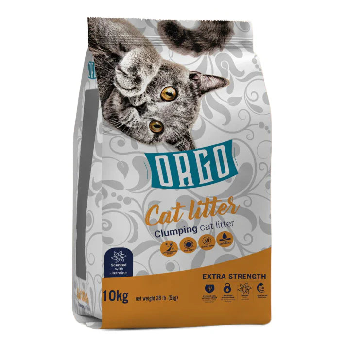 Orgo Clumping Cat Litter - Scented (10 kg)