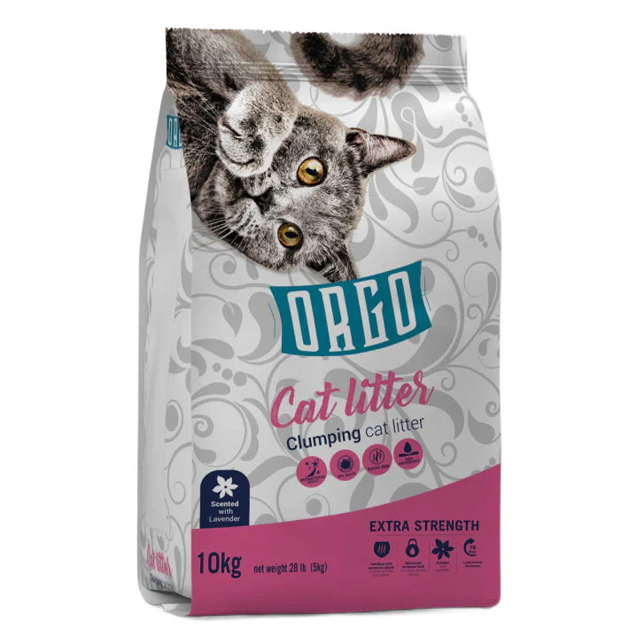 Orgo Clumping Cat Litter - Scented (10 kg)