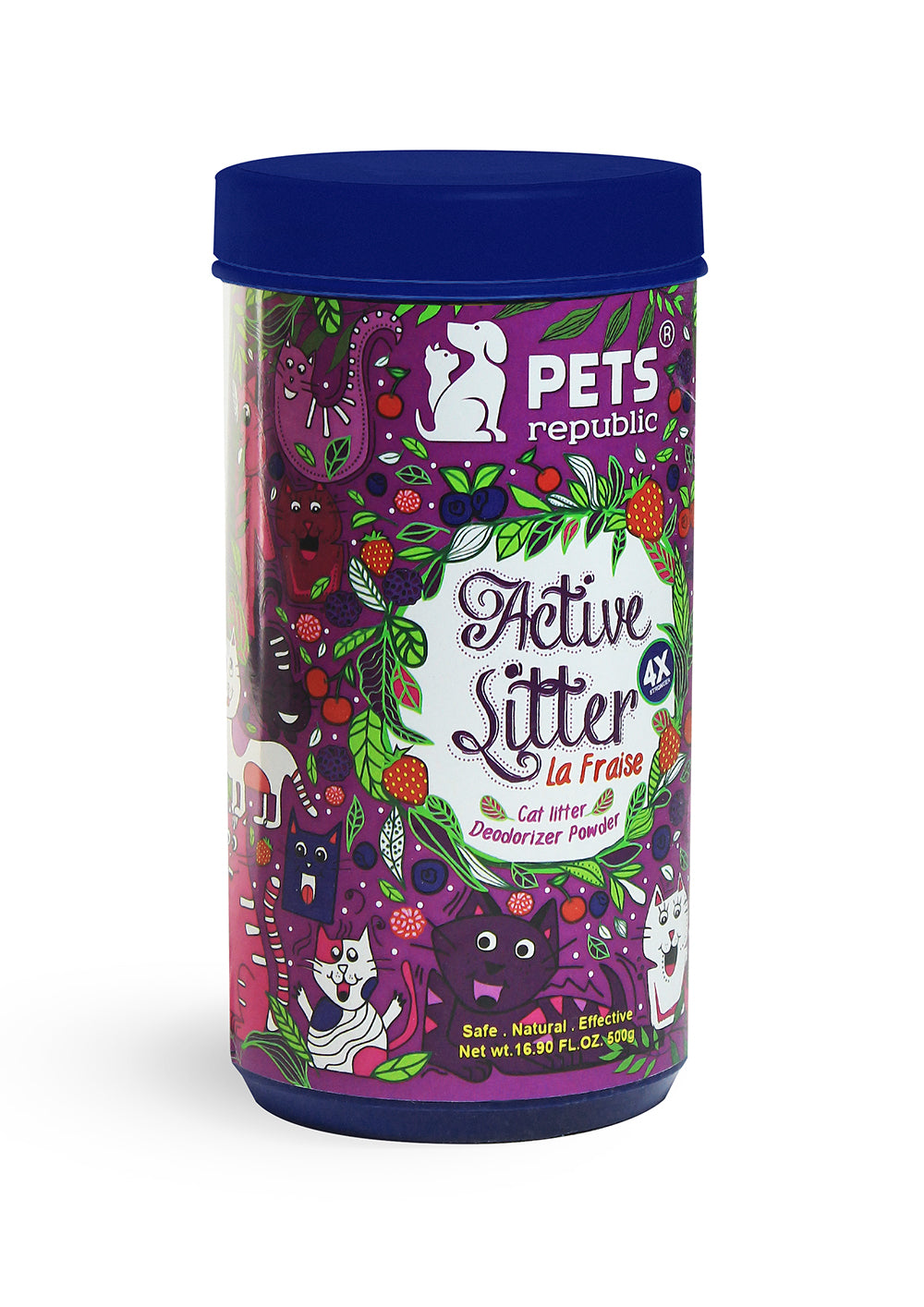 PETS Republic Cat Litter Deodorizer powder with Fraise 500 gm