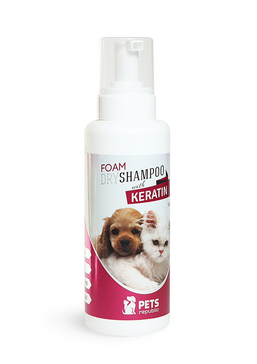 PETS Republic Foam shampoo with Keratin 520 ml