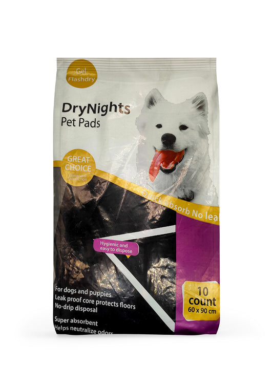 Dry Nights Pet Pads 60*90 10 pieces