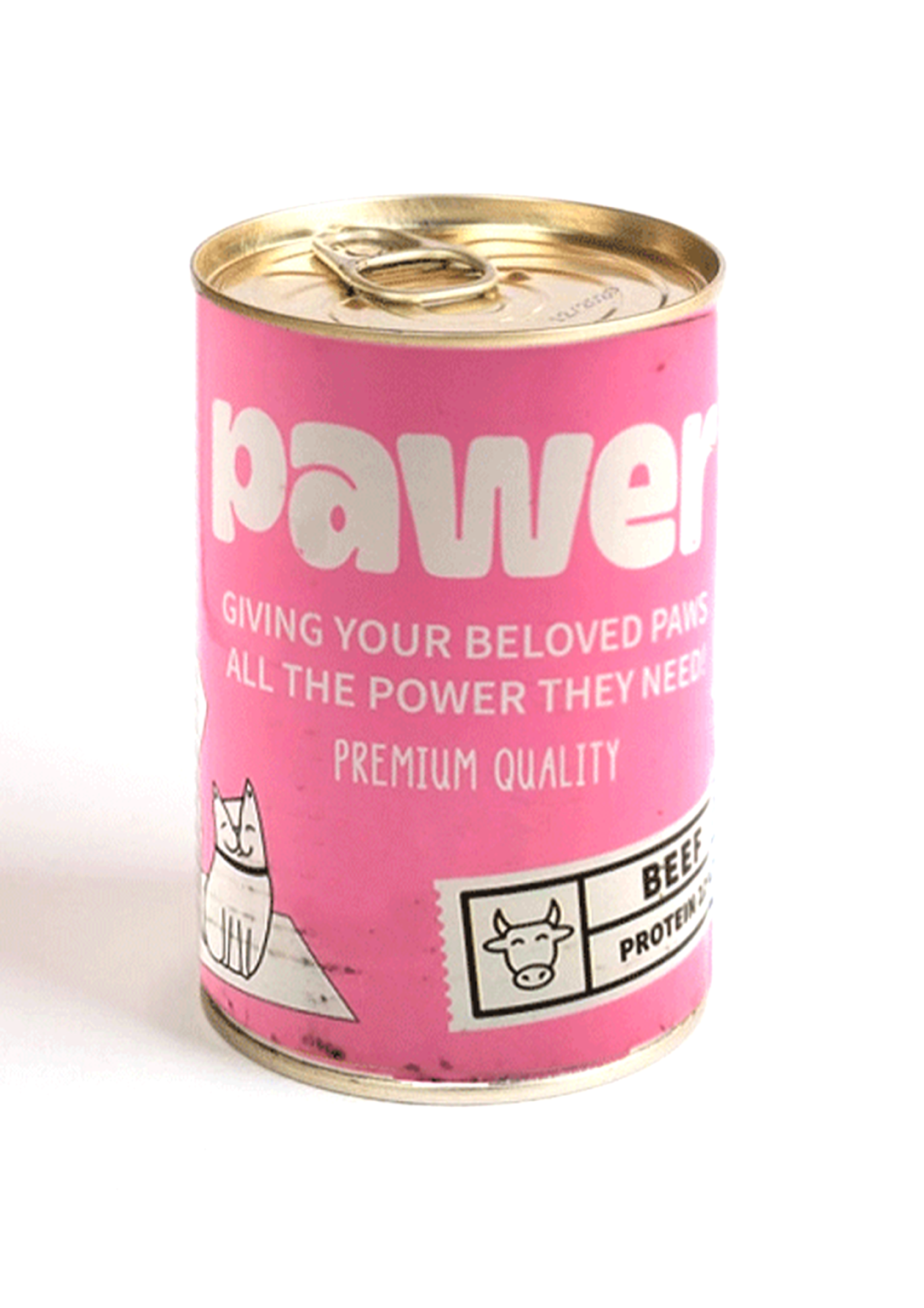 Pawer Beef Wet Food for Cats, 400g