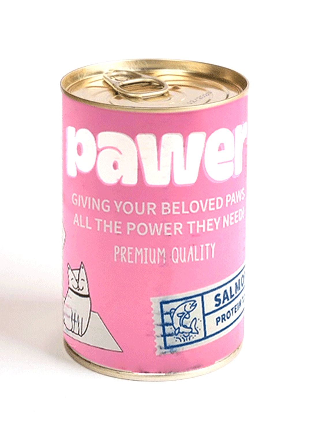 Pawer Salmon Wet Food for Cats, 400g