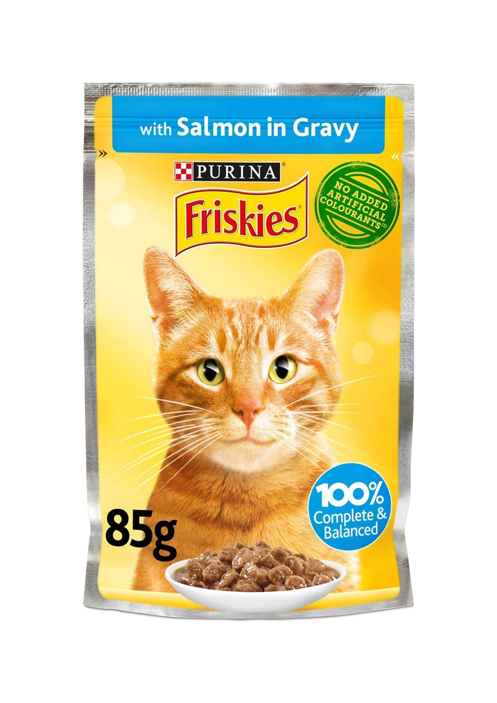 Purina Friskies Salmon Chunks In Gravy Pouch 85g