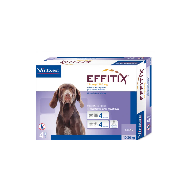 VIRBAC Effitix Spot On Cane Medium (10 - 20 Kg)