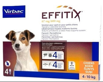 VIRBAC Effitix Spot On Cane Small (4 - 10 Kg)