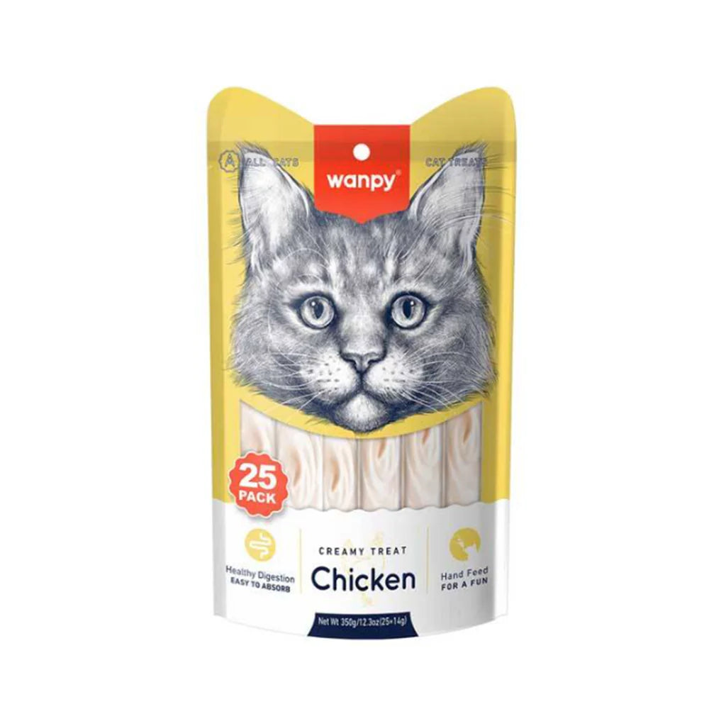 Wanpy Creamy chicken Treat for Cats 70g