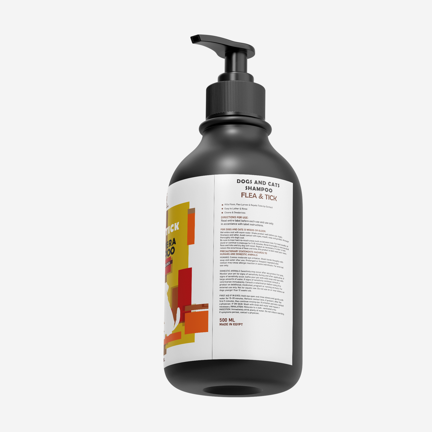 Wild Nurture flea & tick shampoo with aloe vera 500 ml for cats and dogs