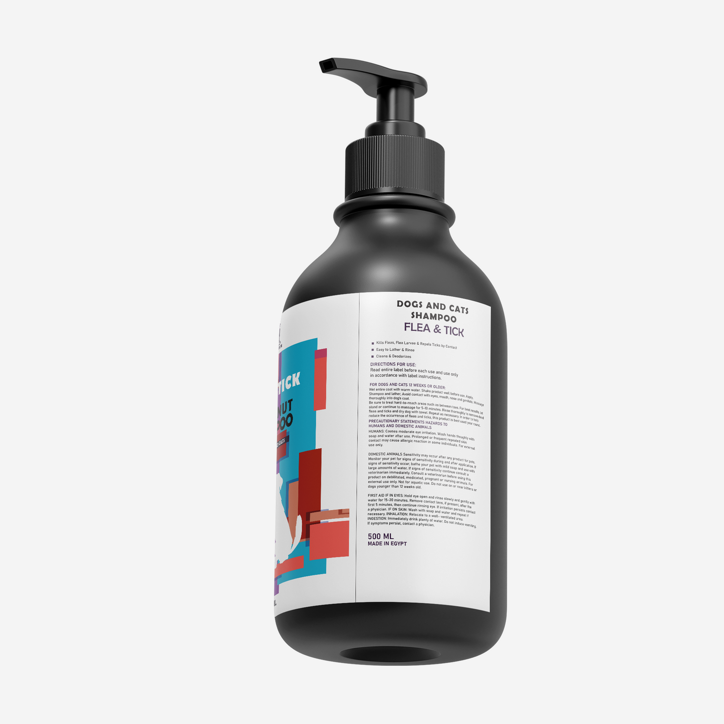 Wild Nurture flea & tick shampoo with coconut 500 ml for cats and dogs