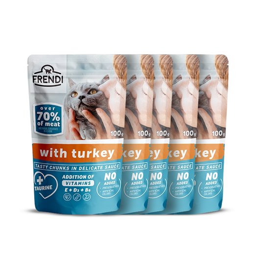 Frendi Cat Food with Turkey, 100g