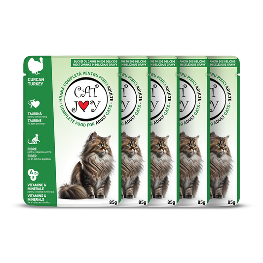 Cat Joy with turkey in gravy 85g