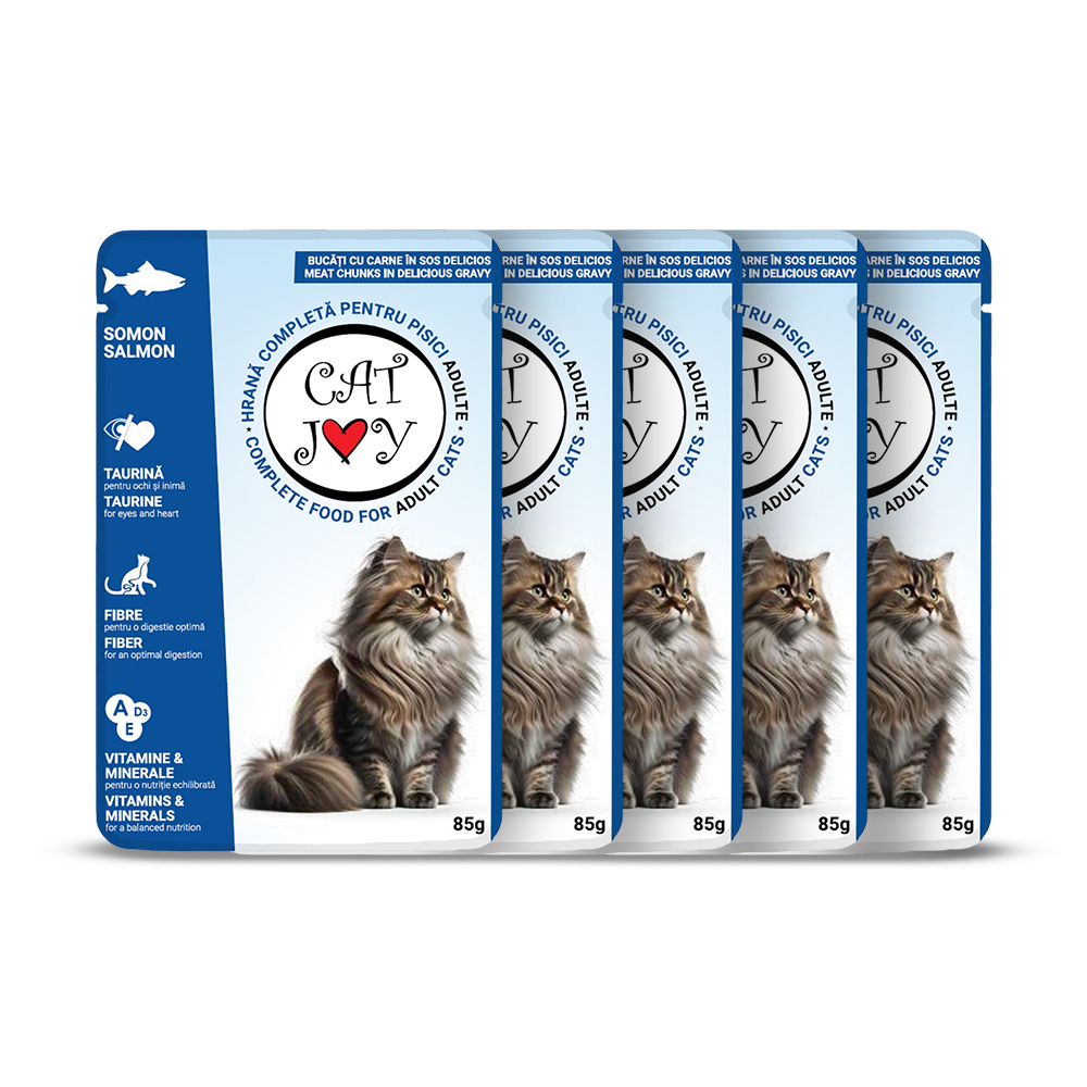 Cat Joy with salmon in gravy 85g