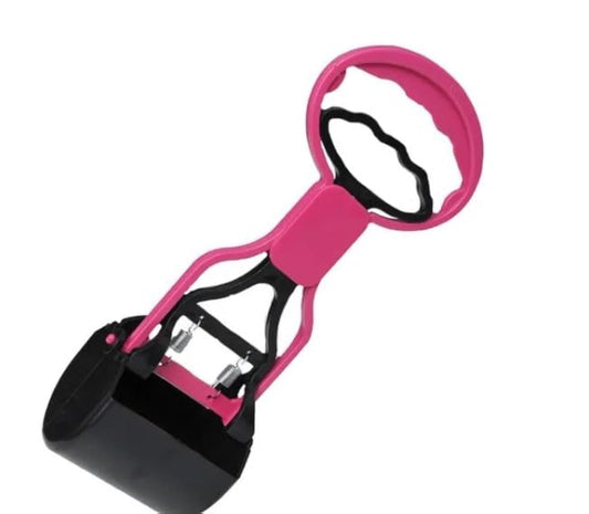 Pet Scooper Shovel, Pink and Black, Plastic