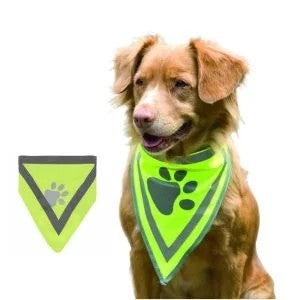 Reflective Dog Safety Vest, High Visibility Neon green, Adjustable Pet Harness