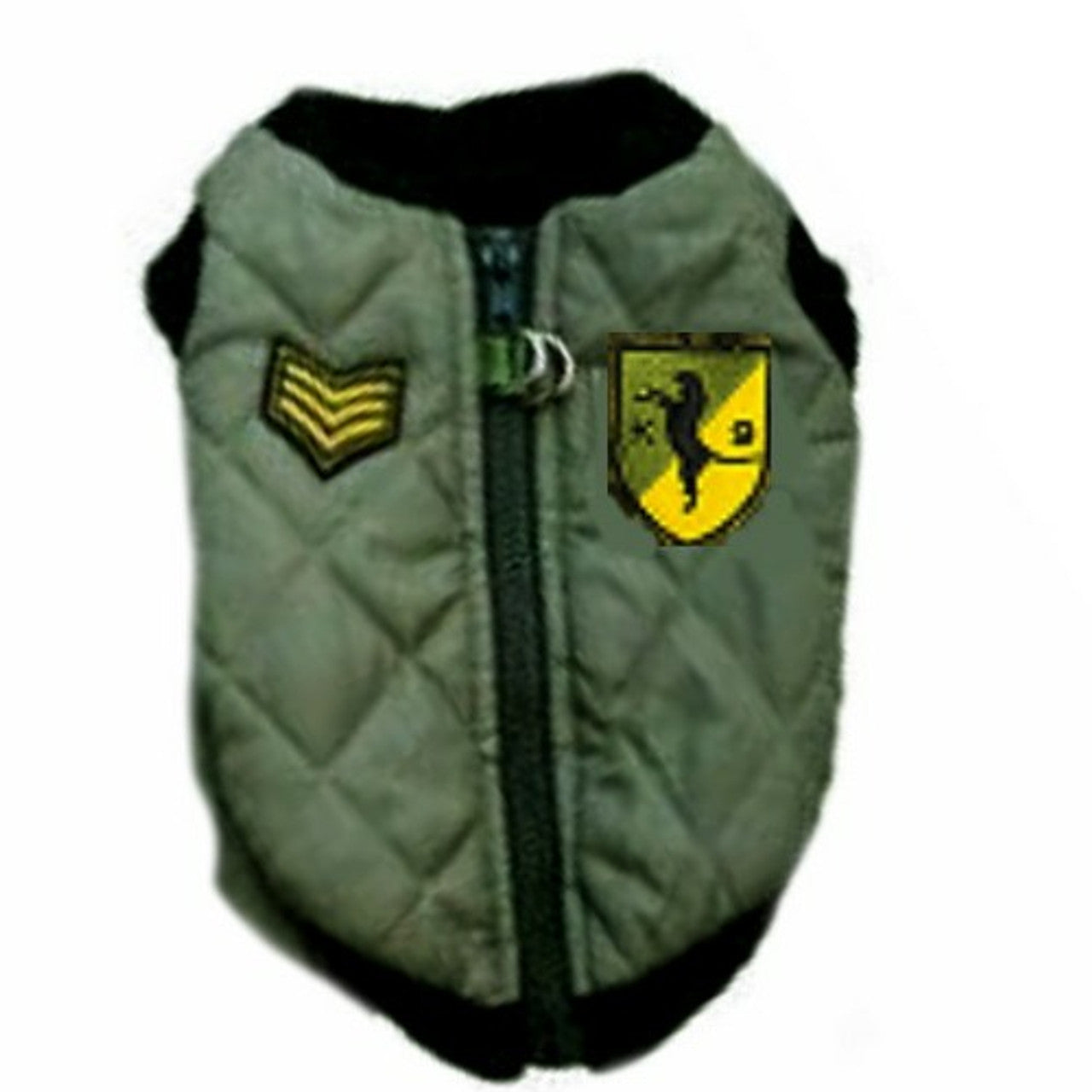 Pet Vest with Patches, Sizes, Green