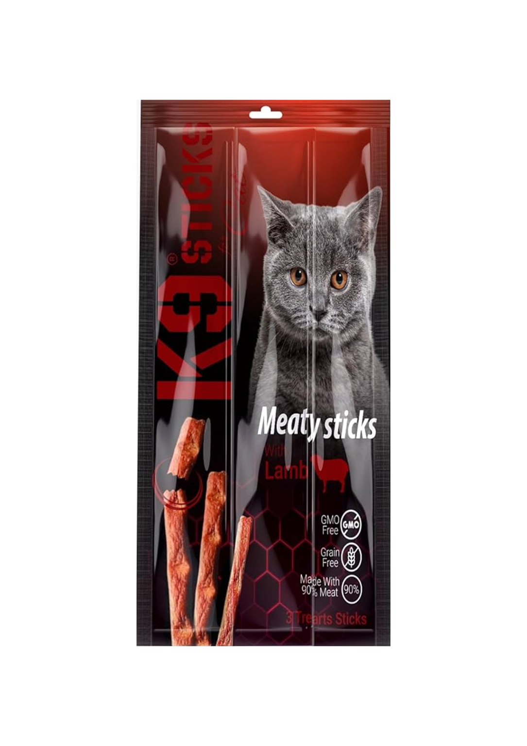 K9 Meaty Sticks Cat Treats with Lamb 3 pcs