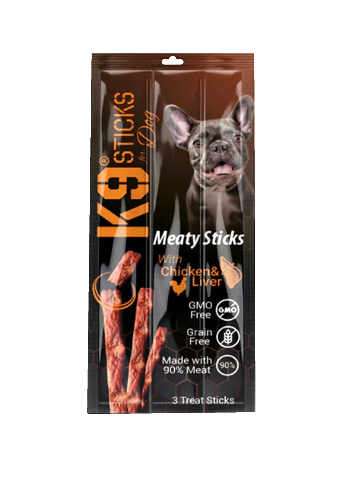 K9 Meaty Sticks with Chicken Liver 3 pcs
