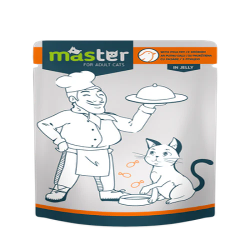 Master Wet Food in Jelly for Adult Cats 80 gr