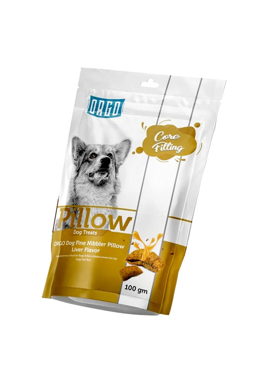 ORGO Pillow Dog Treat Liver Flavor 100gm