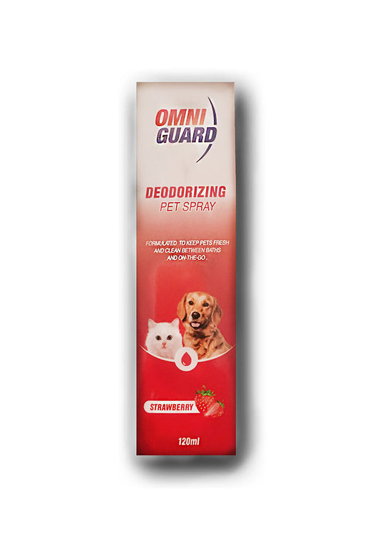 Omni guard Deodorizing pet spray strawberry 120ml