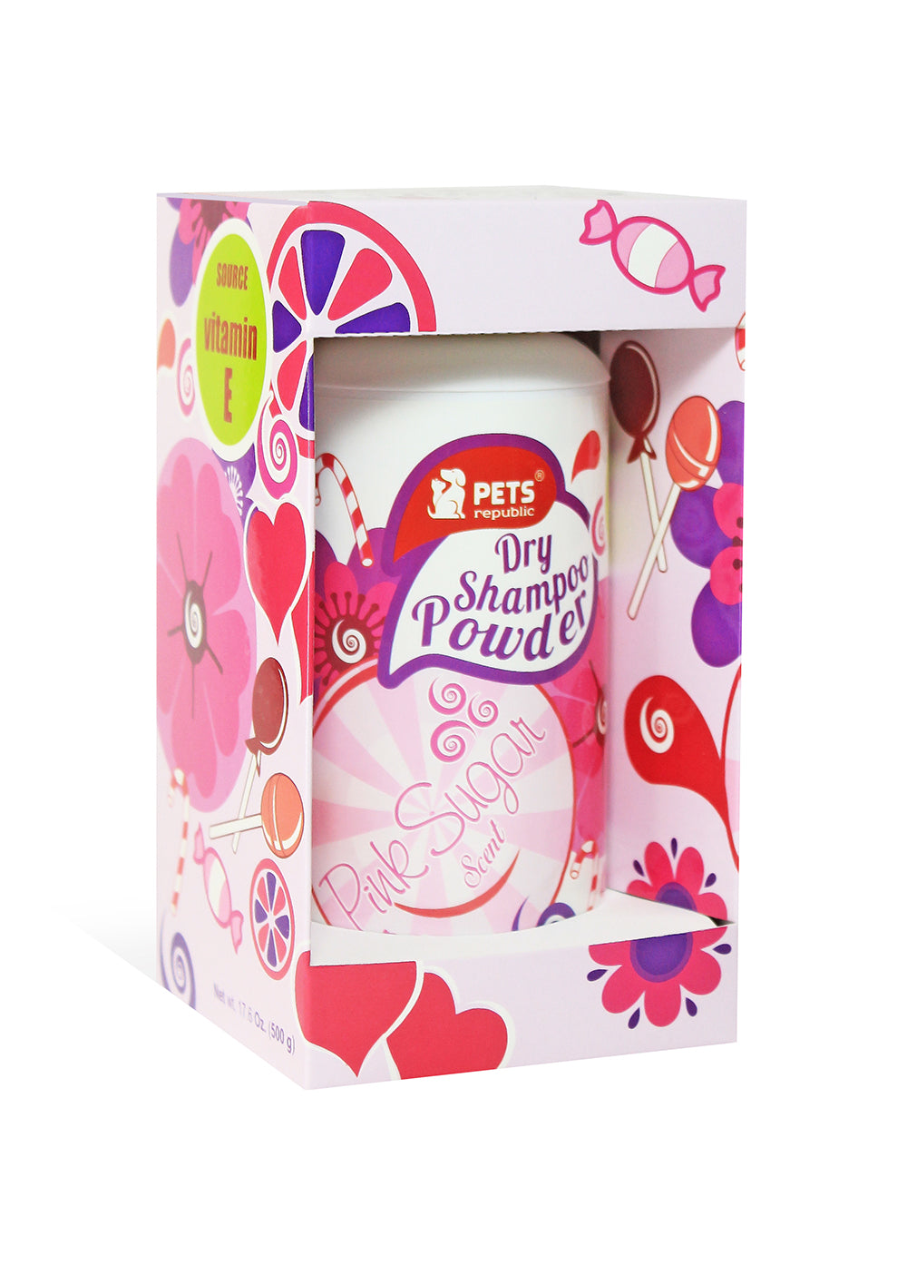 PETS Republic Dry Shampoo Pink sugar 500gm
