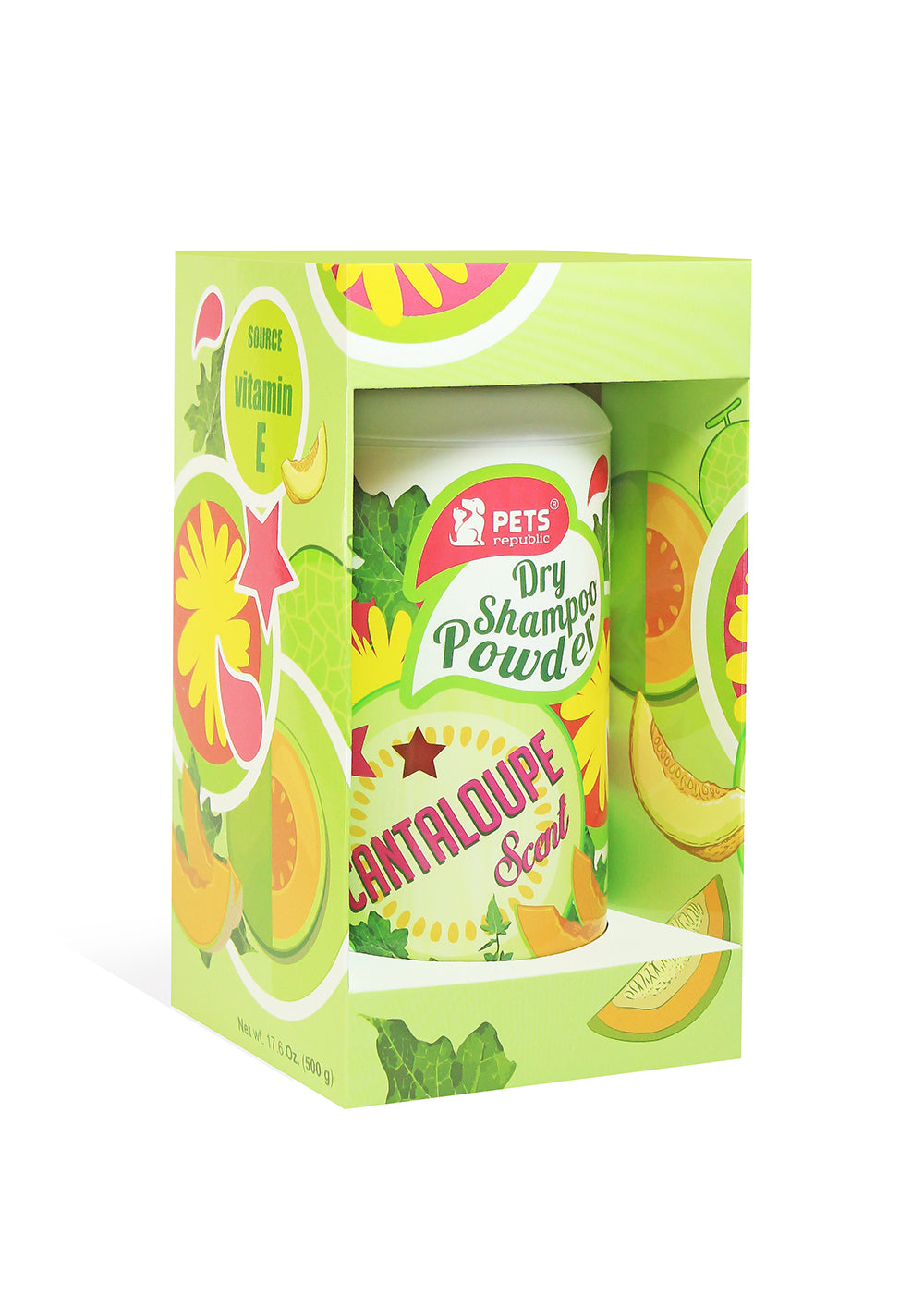 PETS Republic Dry Shampoo with cantaloupe 500 gm