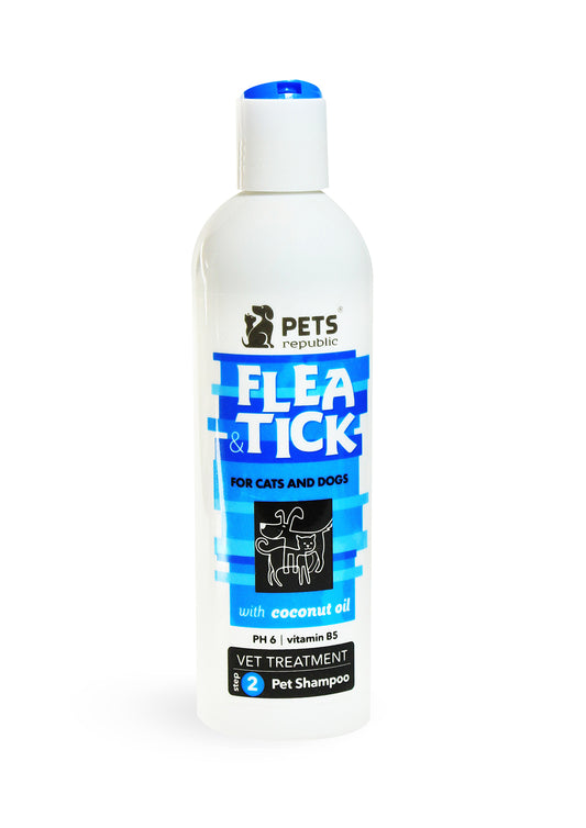 PETS Republic FLEA & Tick Shampoo with Coconut oil 50ml