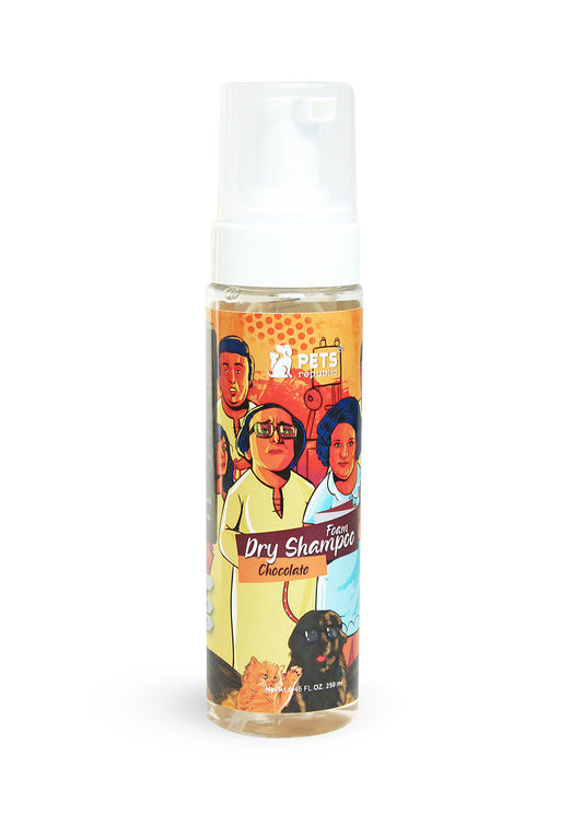 PETS Republic Foam Dry Shampoo With Choclate 250ml