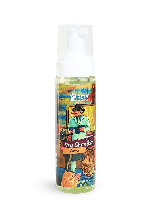 PETS Republic Foam Dry Shampoo with figure 250ml