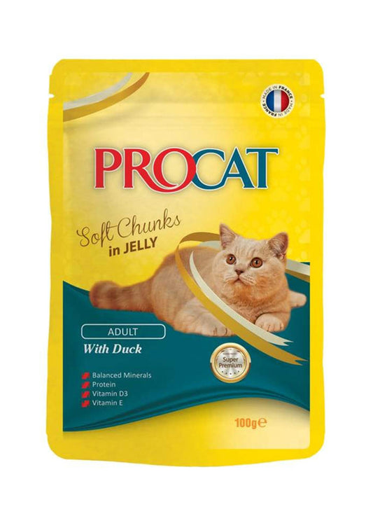 PROCAT Soft chunks in jelly with Duck 100 gm