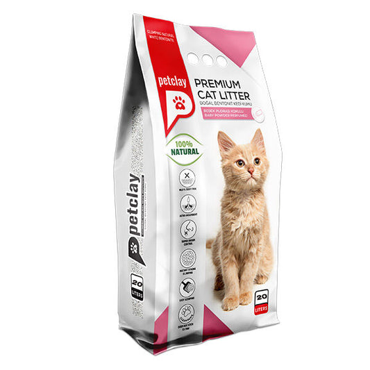 Petclay Clumping Cat Litter - 20 L