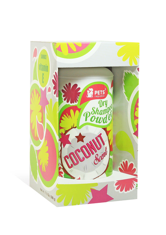 Pets Republic Dry Powder Shampoo Coconut 500g