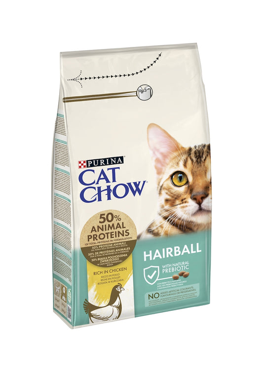 Purina CAT CHOW Hairball Control Rich in Chicken 1.5kg