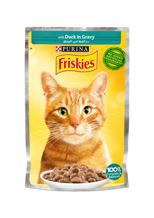 Purina Friskies Duck Chunks in Gravy Pouch 85 g