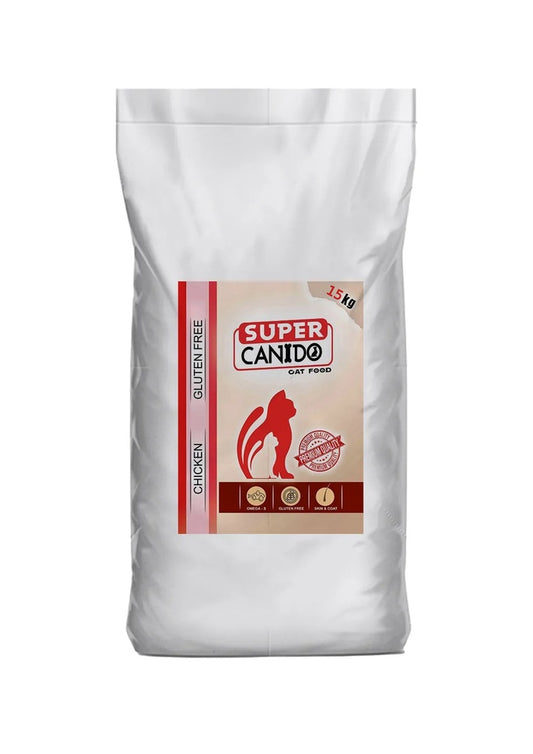 Super Canido Adult Cat Dry Food 15 Kg