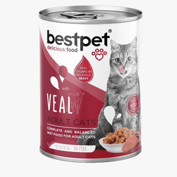 bestpet Adult Cat Wet Food Cans 400 g